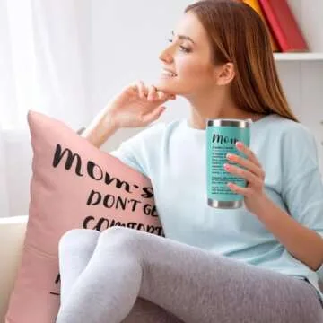 Mom Gifts Set Tumbler and Pillow for Mother's Day