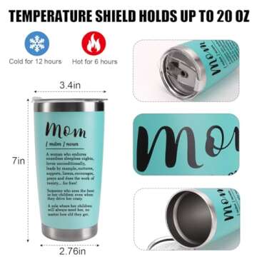 Mom Gifts Set Tumbler and Pillow for Mother's Day