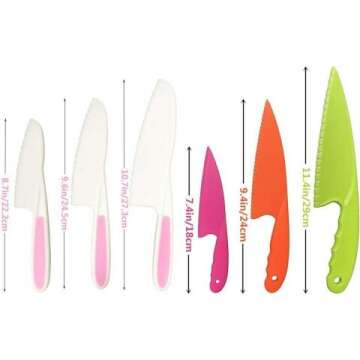 Kids Safe Knife Set with Gloves & Board – Cooking Fun!