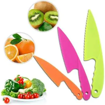 Kids Safe Knife Set with Gloves & Board – Cooking Fun!