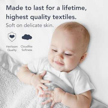 Little Giraffe Chenille Blanket Silver - Plush Comfort