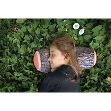 Kikkerland Tree Log Micro Bead Cushion Pillow for All