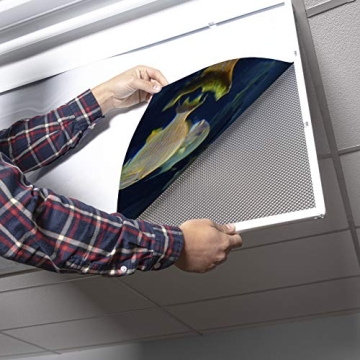 OCTO LIGHTS Fluorescent Light Covers - Reduce Glare & Enhance Style