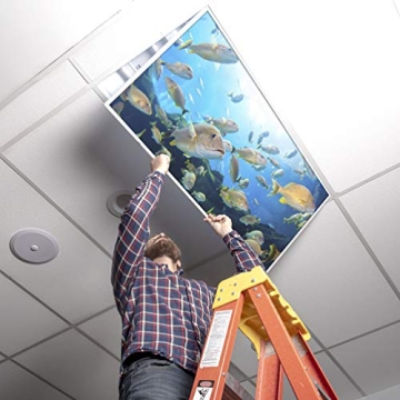 OCTO LIGHTS Fluorescent Light Covers - Reduce Glare & Enhance Style