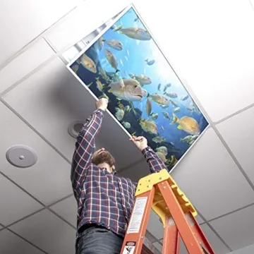 OCTO LIGHTS Fluorescent Light Covers - Reduce Glare & Enhance Style