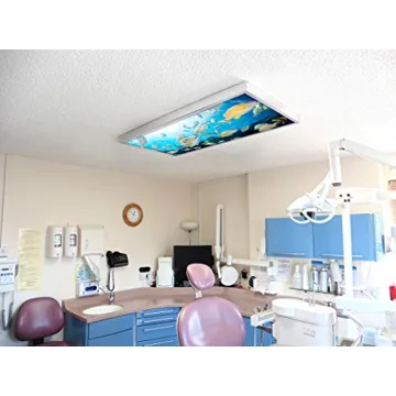 OCTO LIGHTS Fluorescent Light Covers - Reduce Glare & Enhance Style