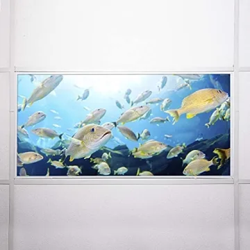 OCTO LIGHTS Fluorescent Light Covers - Reduce Glare & Enhance Style