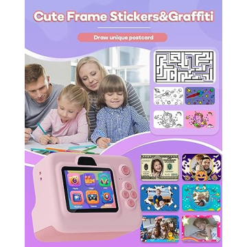 Dylanto Kids Instant Camera with Photo Printer
