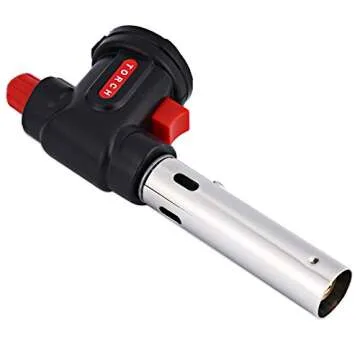 Gas Torch Butane Burner Auto Ignition Camping Welding BBQ Flamethrower Outdoor Electronic Torch Welding