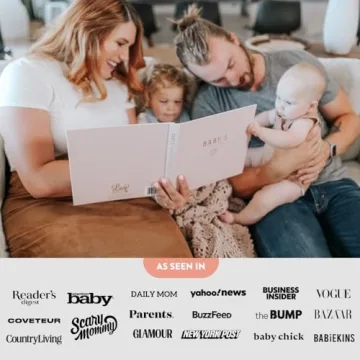 Luxury Baby Memory Book for First Year Memories