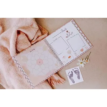 Luxury Baby Memory Book for First Year Memories