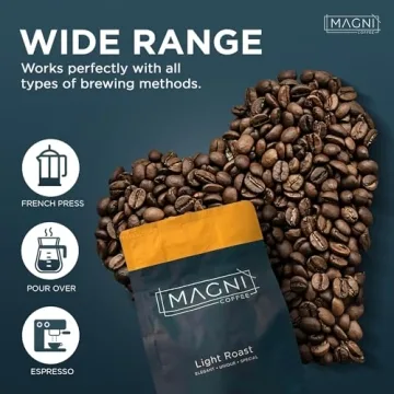 Magni Coffee Light Roast Whole Beans Low Acid Organic