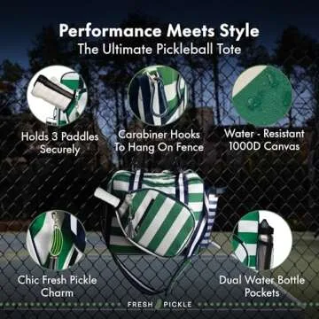 Fresh Pickle Lola Pickleball Tote - Designer Series Pickleball Bag for Women | Premium Pickleball Ac...