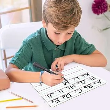 ScribbleDo Double Sided Whiteboards for Kids Handwriting Practice