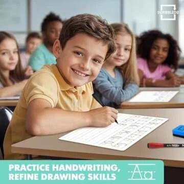 ScribbleDo Double Sided Whiteboards for Kids Handwriting Practice