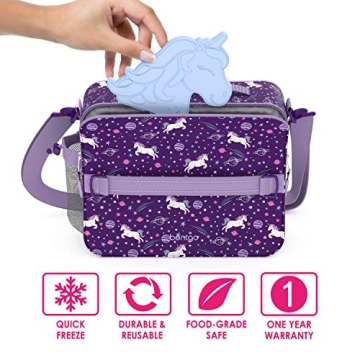 Bentgo Buddies Ice Packs - Colorful & Slim for Kids