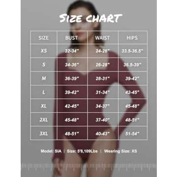 PUMIEY Bodysuits for Women Long Sleeve Body Suit Sweetheart Neck Shirts Sexy Tops, Marsala Small