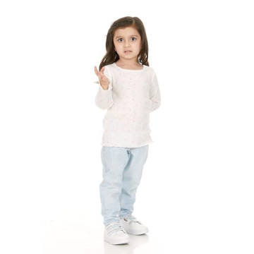 Cudlie 5-Pack Infant/Toddler Girl Long Sleeve Shirts
