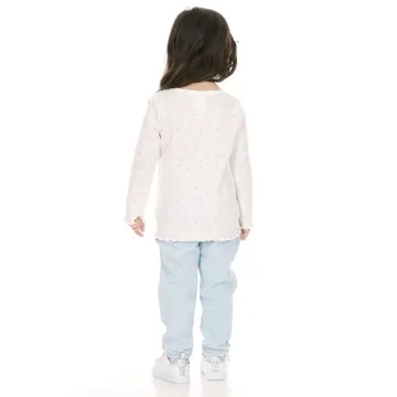 Cudlie 5-Pack Infant/Toddler Girl Long Sleeve Shirts
