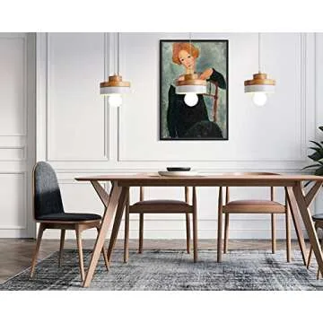 Contemporary Wooden Metal Pendant Lighting for Modern Homes