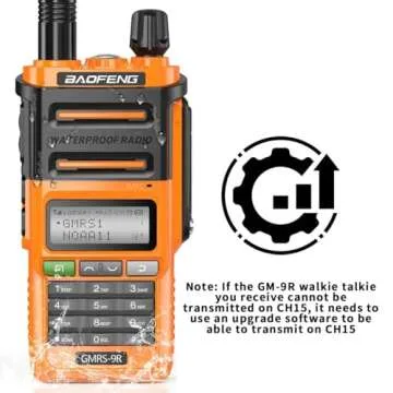 Baofeng GMRS-9R Handheld Radio 5W Waterproof GMRS