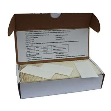 Pro Tapes UGlu 1" x 3" Adhesive Strips Clear - 250 Pack