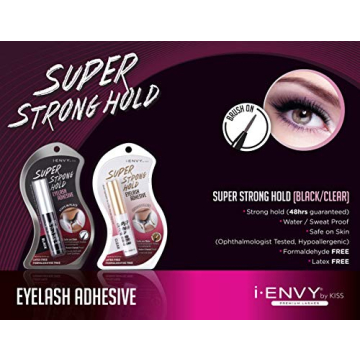 iENVY by KISS Strong Hold Eyelash Adhesive Black (2Pack)