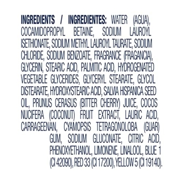 Dove Cherry Chia Milk Body Wash 4 Pack Hydrating Cleanser