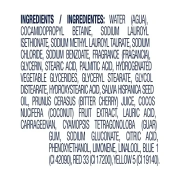 Dove Cherry Chia Milk Body Wash 4 Pack Hydrating Cleanser