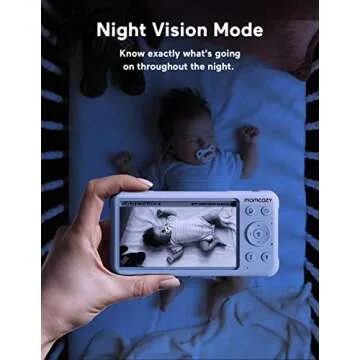 Momcozy Baby Monitor 5” HD with 2 Cameras for Safety