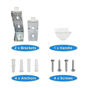 ARLO BLINDS Cordless Room Darkening Zebra Roller Shades 31.5" W x 60" H, White Horizontal Window Blinds