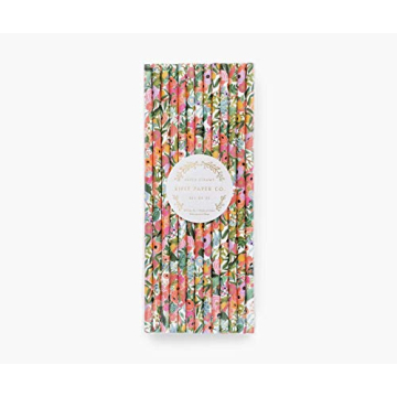 Charming RIFLE PAPER CO. Paper Straws Set of 25