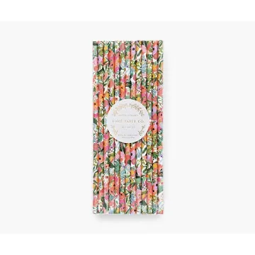 Charming RIFLE PAPER CO. Paper Straws Set of 25