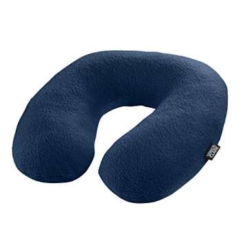 Lewis N. Clark Comfort Neck Travel Pillow - Blue, Ergonomic Support for Travel