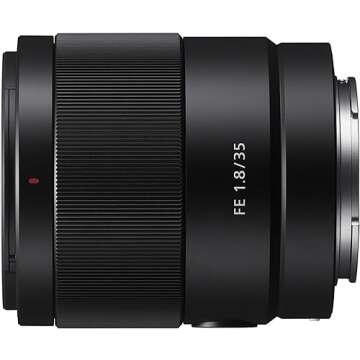 Sony FE 35mm f/1.8 E-Mount Full Frame Lens - Perfect for Travel & Landscape