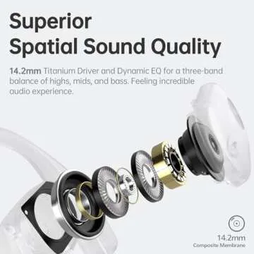 NEUNVOX Open-Ear Bluetooth Headphones 40H Playtime