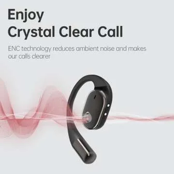 NEUNVOX Open-Ear Bluetooth Headphones 40H Playtime