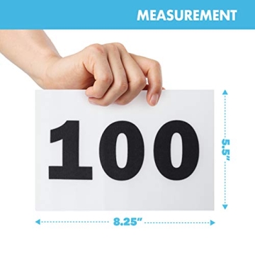 Premium Race Numbers Running Bibs for Sports Events