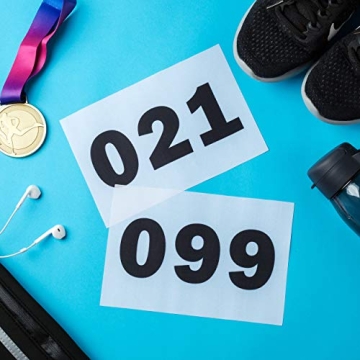 Premium Race Numbers Running Bibs for Sports Events