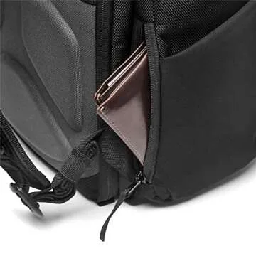 Manfrotto MB MA2-BP-BFR Advanced² Befree Camera Backpack, Fits 15 Inch Laptop, Rear Access, Expandable Side Pocket for Travel Tripod, for DSLR/Mirrorrless/CSC/Drone and Standard Lenses - Black