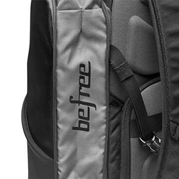 Manfrotto MB MA2-BP-BFR Advanced² Befree Camera Backpack, Fits 15 Inch Laptop, Rear Access, Expandable Side Pocket for Travel Tripod, for DSLR/Mirrorrless/CSC/Drone and Standard Lenses - Black