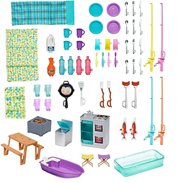 Barbie Camper Playset: 3-in-1 Adventure Toy with 50 Accessories