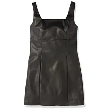 The Drop Vegan Leather Mini Dress for Stylish Occasions