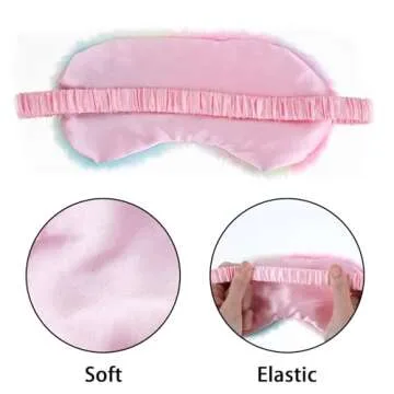 YUXIANLB Plush Eye Masks - Travel & Sleep Comfort