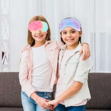 YUXIANLB Plush Eye Masks - Travel & Sleep Comfort
