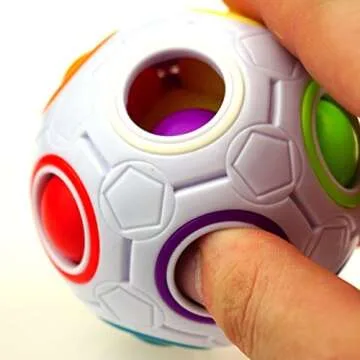 Cuberspeed Rainbow Ball Fidget Puzzle - Fun for All Ages