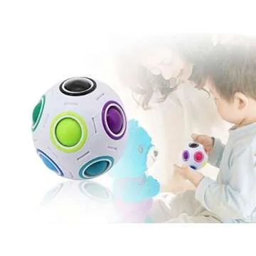 Cuberspeed Rainbow Ball Fidget Puzzle - Fun for All Ages