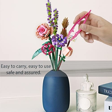 LeonBach Bulk Tweezers for DIY Crafts and Jewelry Making