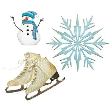 Tim Holtz-Sizzix-10 Thinlit Dies Winter Wishes