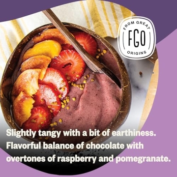 FGO Organic Acai Powder 4oz Freeze Dried Superfood